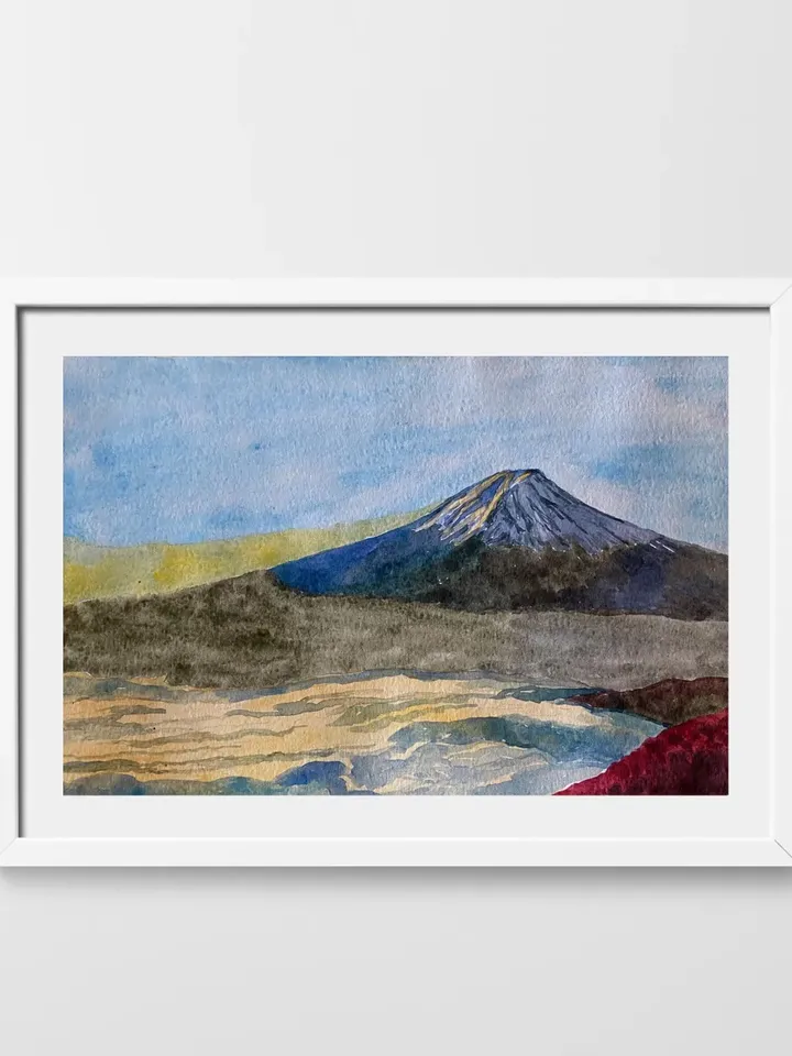 Fuji II-home decor, wall arts,Nordic paintings,Interior Design,hostel,mountain