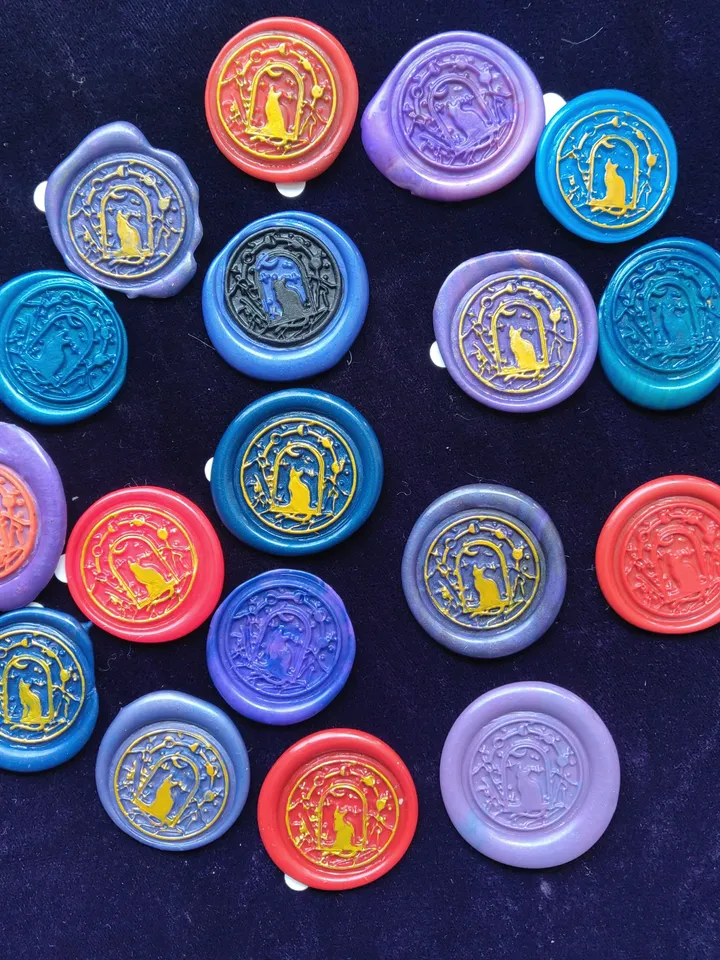 Celestial Cat Wax Seal Set Stationary