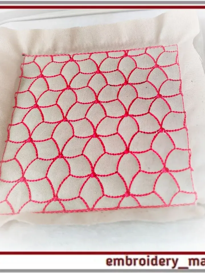 12 Quilt Block and border Machine Embroidery Designs - 6 Sizes Available