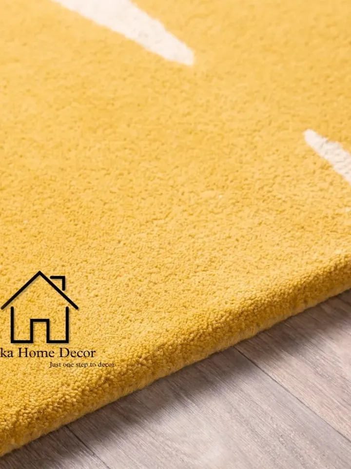 Designer Hand Tufted Wool Area Rug Modern Area Rug Handmade Area Rug Hand Tuft Rugs Mordern Rugs Living Room Rugs Bed  / Hall Rugs/Christmas