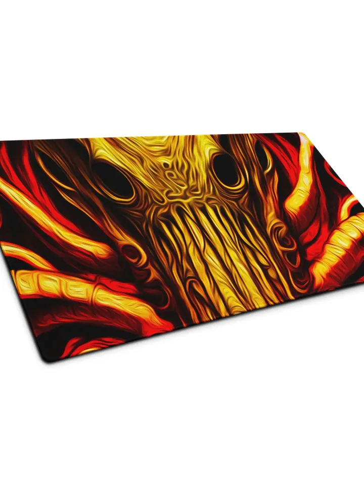 Cthulhu Domination Gaming Mousepad | HP Lovecraft TTRPG Battle Mat, DnD Dice Rolling Mat, Wide Gaming Mouse Pad, Pathfinder Combat Surface