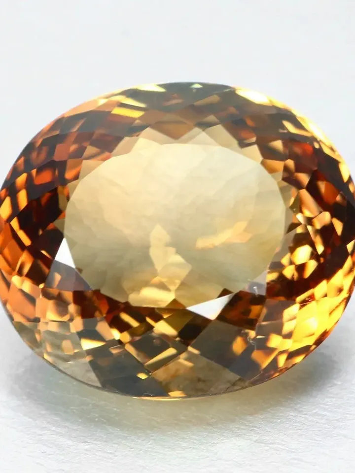 13.50 Ct Amazing Rare Beautiful Cut 100% Natural Imperial Color Champagne Topaz