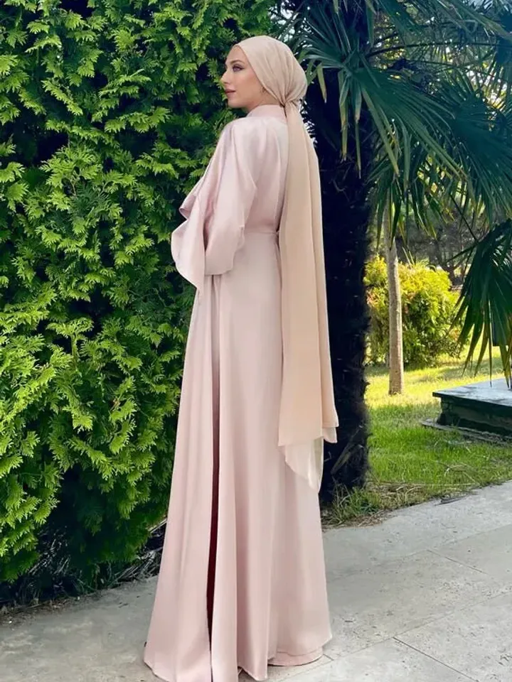 AHUNARE HIJAB - Helin Tesettür Abiye - somon