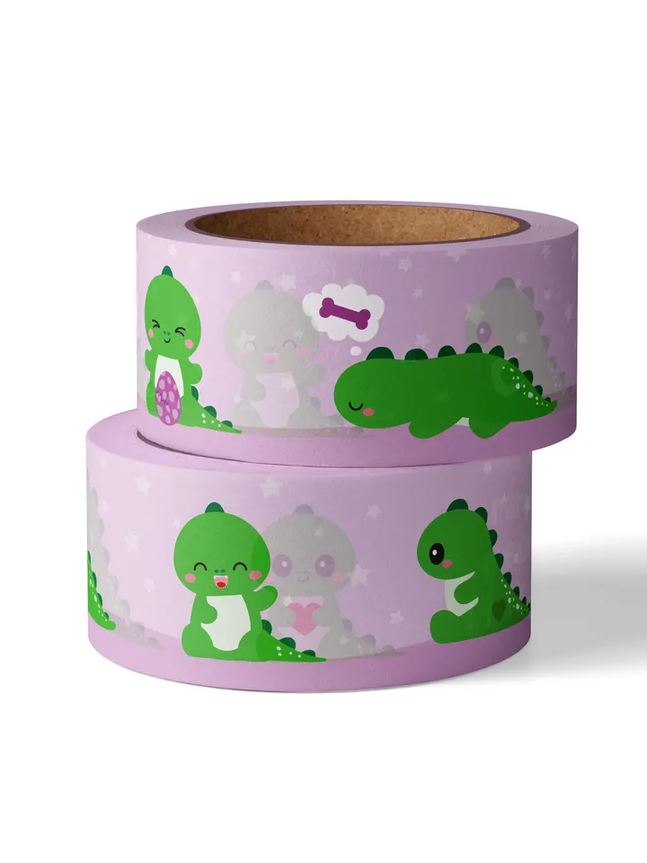 Dinosaur washi tape , Jurassic Dino Prehistoric Planner Washi masking tape, T-Rex Crafting planner Tape is a great Dinosaur Lover Gift