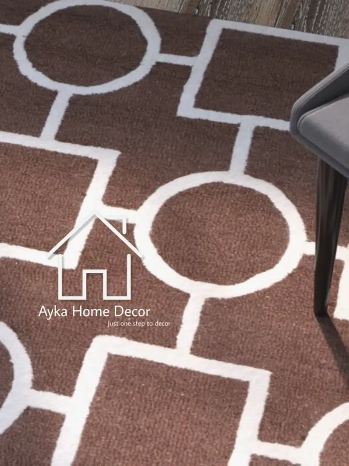 Modern Look Hand Tufted Area Rug 100% Woolen High Low Rug For Hall Kitchen Living Room Kids Room Dining Room Rug /Hall Rug / Christmas Gift