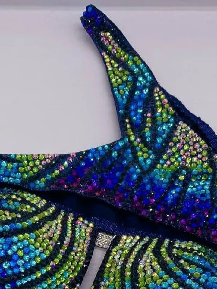 bikini of pro figures with rhinestones of Czech production