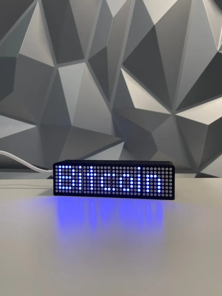 5β Crypto Coin Price Ticker Display