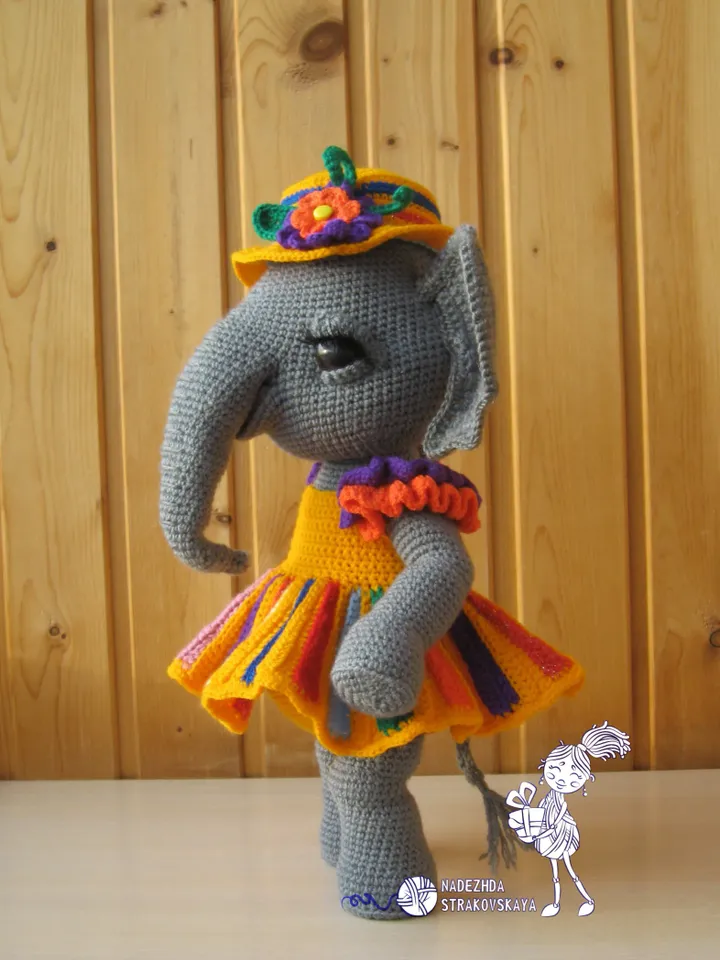 PATTERN: Elephant Martha crochet pattern*