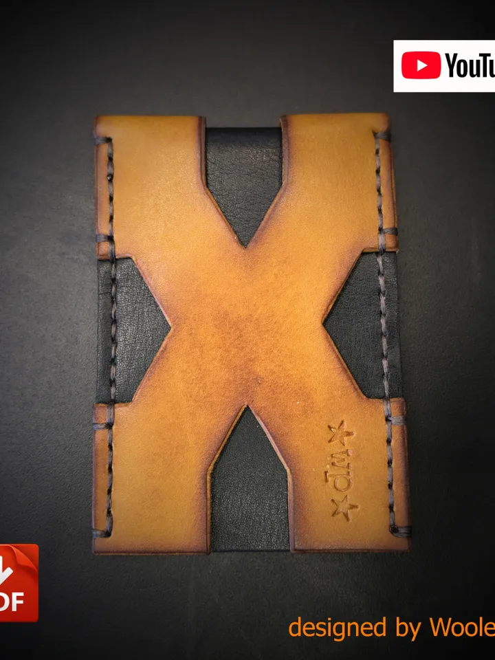 X-Pocket wallet - leather wallet by Woolenpaw MW5