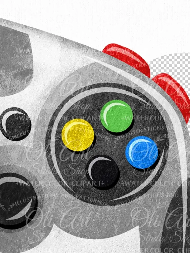 Game Clipart, Digital Image Gamer, Party Digital Clip Art, Instant Download. Digital Download. OliArtStudioShopL