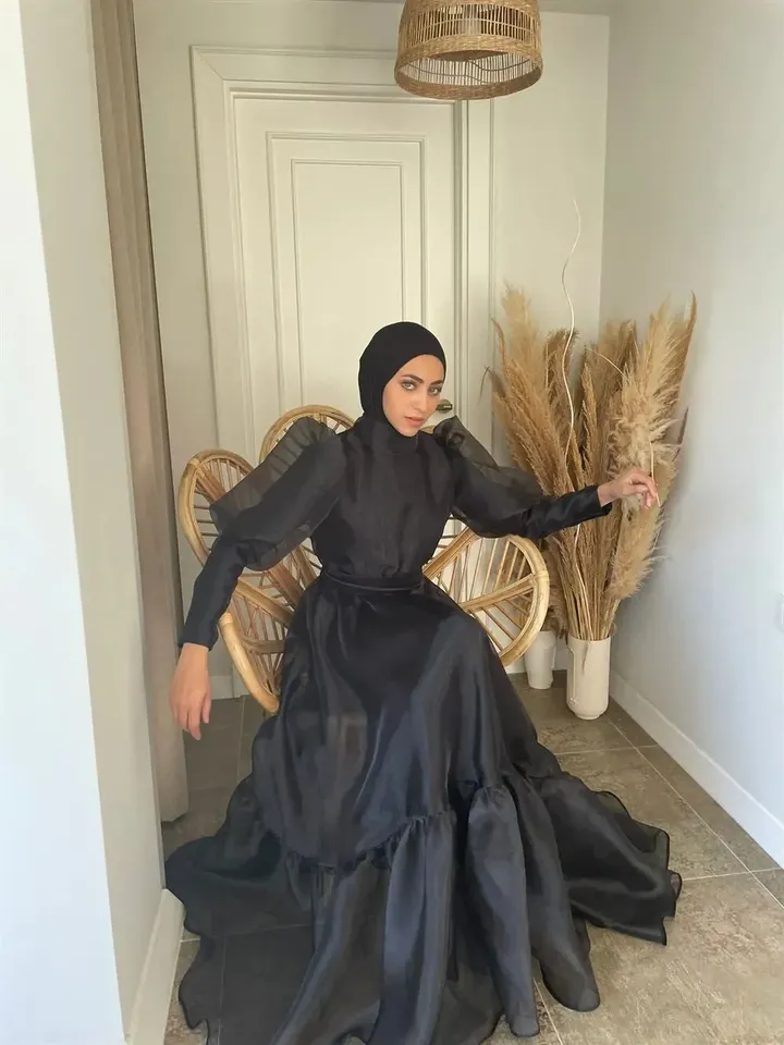 AHUNARE HIJAB - Wedding Dress, Muslim Evening Gown, Nikah, Islamic Wedding, Engagement, Bridesmaid