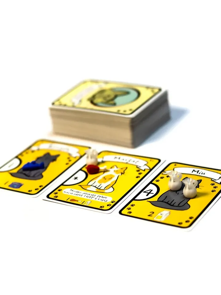 Upgrade Set (60 pieces) Compatible with Cat Lady - 3D Printed Pieces Food Tokens and Board Game Accessories