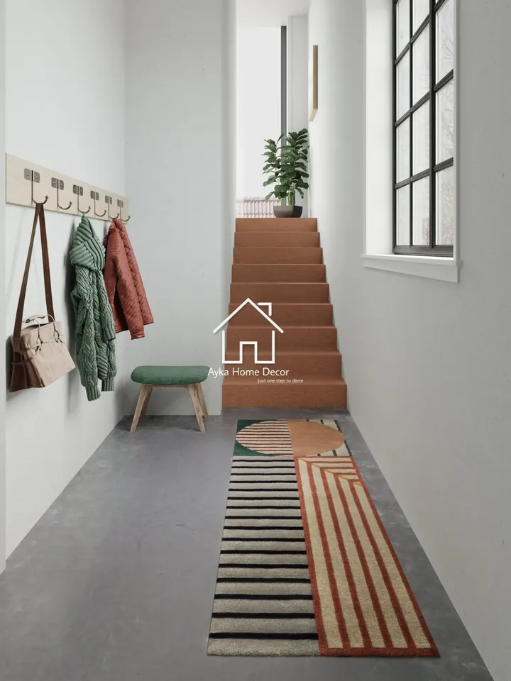 Hand Tuft Rug, Designer Modern Tuft Rug., Custom Tuft Rug, Woolen Tufted Rug, Home Decor, For Living Room, Hademade Rug / Christmas Gift
