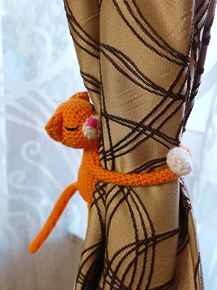 nursery decoration Funny curtain tie back in the form of a toy animal, nursery decor, window decoration