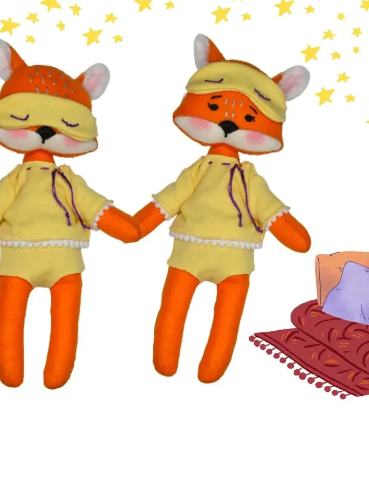 Patterns of a Fox Doll and a set of clothes for her. Bundle offer / Easy to follow photo instructions