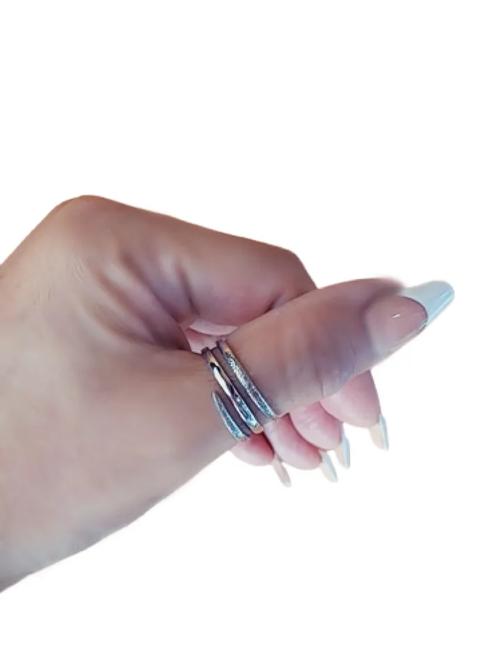 Thumb Ring Sterling Silver Thumb Ring Snake Ring Wrap Ring Coil wrap Around Rings for Women 925 Snake Adjustable Thumb Ring #thumbrings