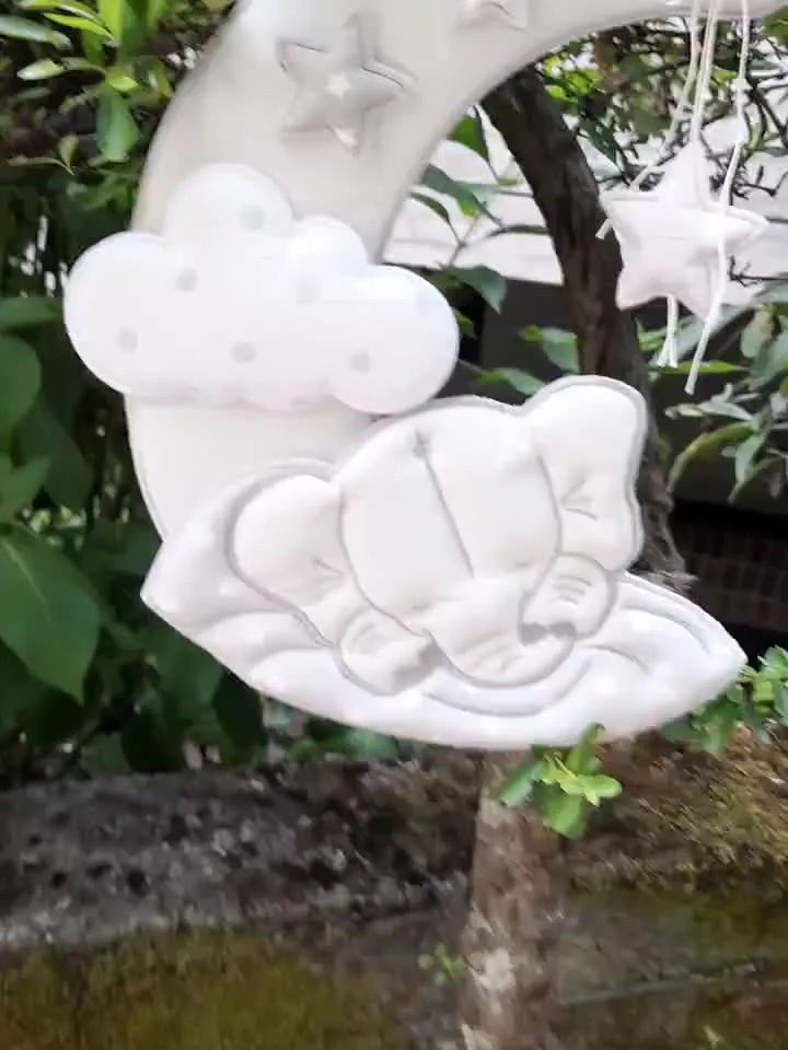 ITH Ghirlanda Elefante - Ricamo a macchina con tutorial