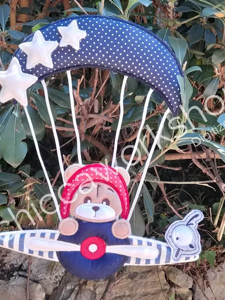 ITH Teddy Aviatore - Ricamo a macchina con tutorial