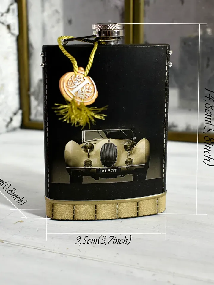 TALBOT metal flask for drinks
