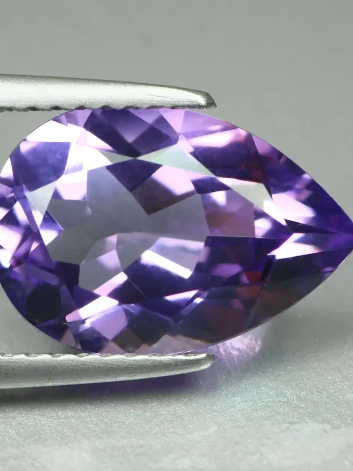 3.40 CT Flawless Sparkling 100% Natural AAA Grade Color Purple Amethyst From Bolivia