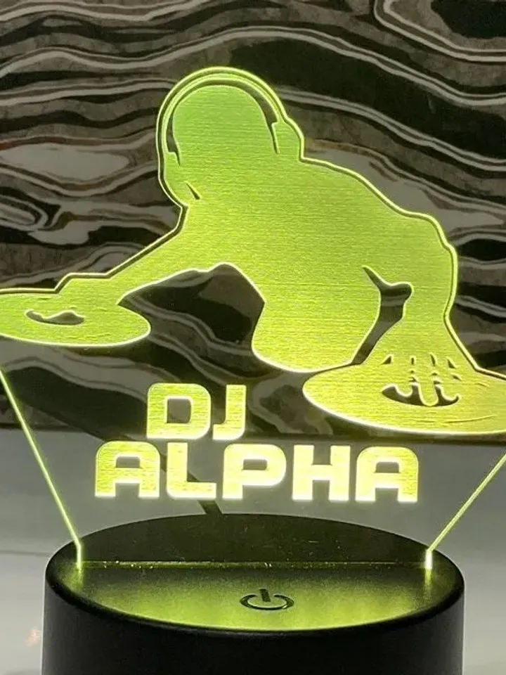DJ Bar Home Deco Customizable Acrylic Sign