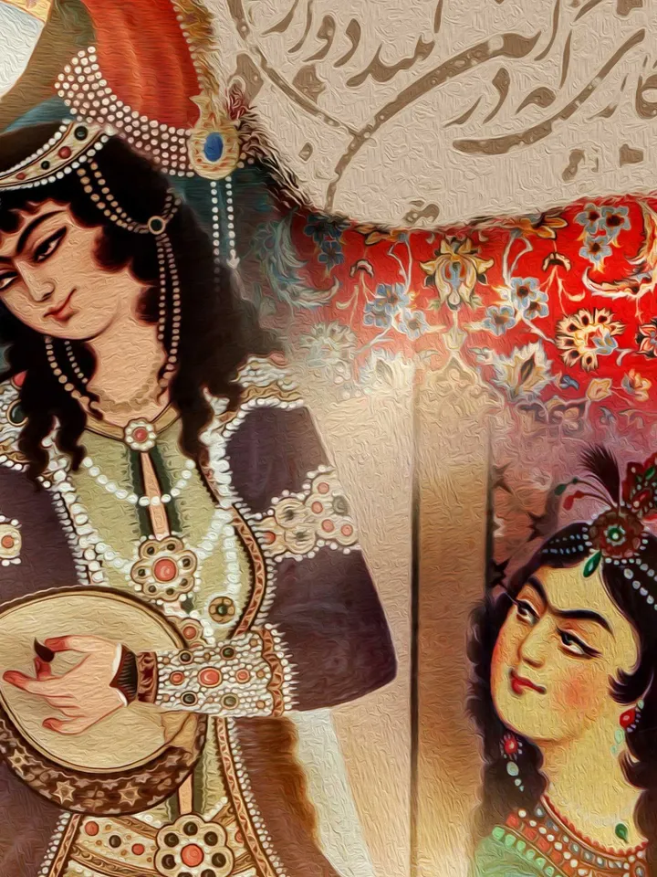 Sokhan e Eshgh | Persian Wall Art | Persian Calligraphy Wall Art | Traditional Persian Gift | Persian Art