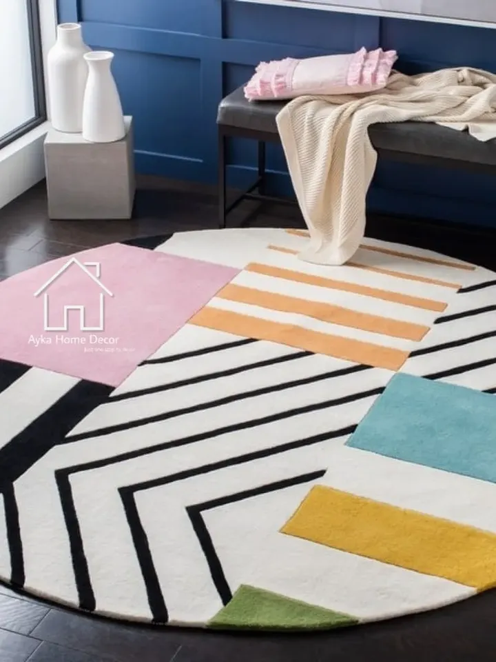 Spot Hand Tufted 100% Pure Woolen Area Rug For Hall Kitchen Living Room Bed Room Bath Room Dining Room Kids Room Carpet / Christmas Gifts