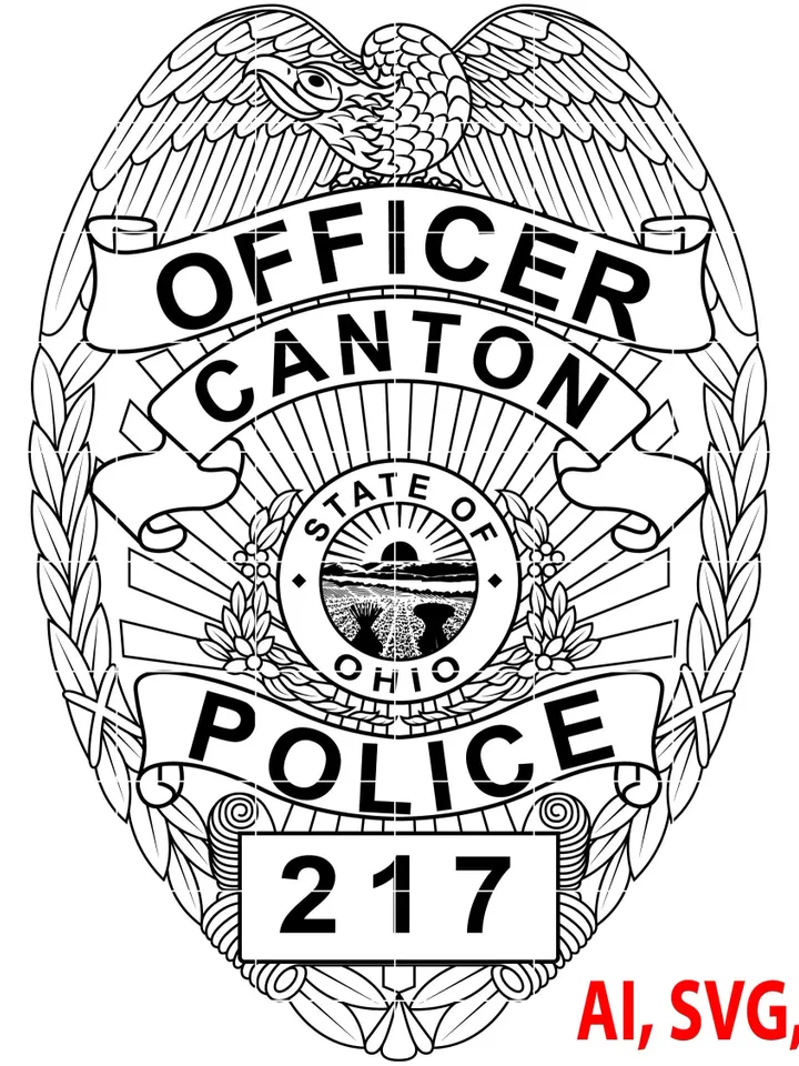 State of Ohio Police Officer Badge