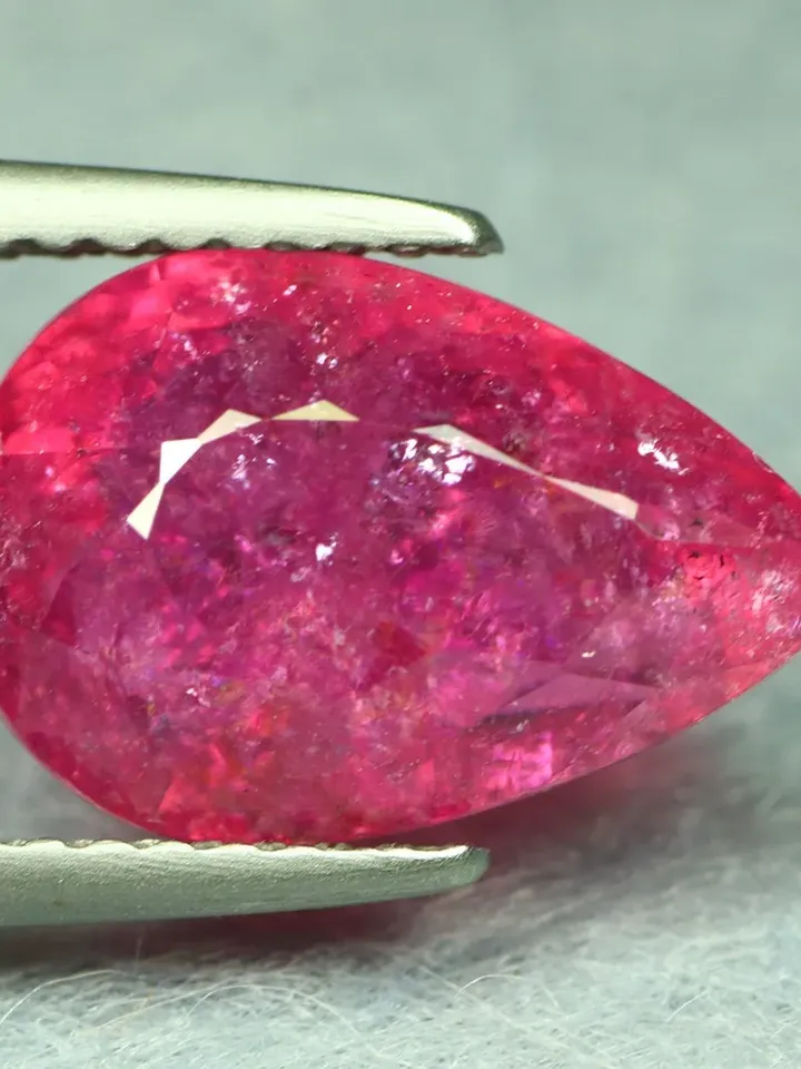5.12 CT Fantastic Pomegranate Reddish Pink Copper 100% Natural Paraiba Tourmaline