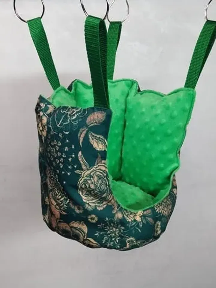 Chinchilla swing, rat hammock, guinea pig accessories, rat cage accessories, round hanging bed for rodents and small pets