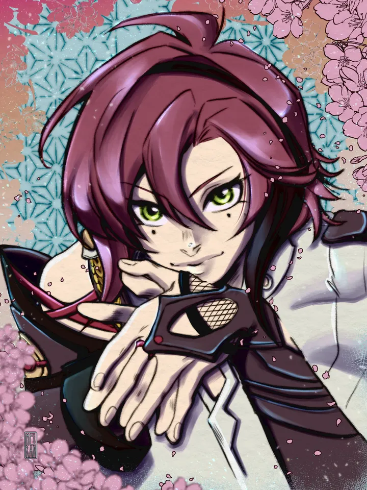 Heizou | Genshin Impact Anemo Druck/Poster Matt | Shikanoin Heizou Genshin | A4 Größe (210 x 297mm, 8,3 x 11,7 Zoll)