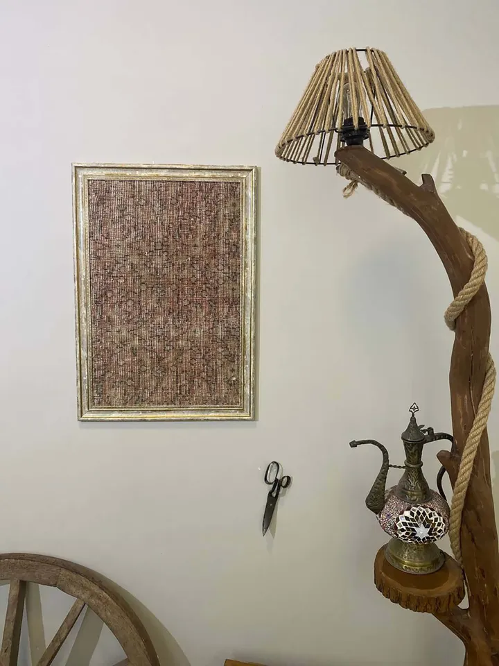 Hand-Woven Vintage Kilim Wall Hangings - Unique Home Decor - 50x70 cm - Boho Chic Woolen Art