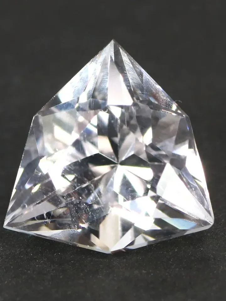 3.42 CT Astonishing ! Rare Super White 100% Natural Danburite From Mexico