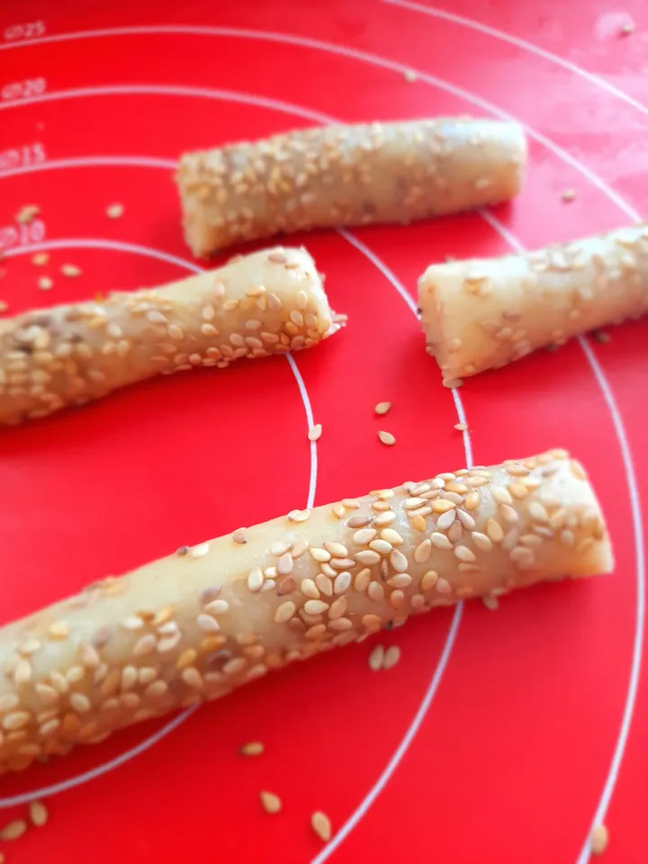 Sesame Finger Cookies | Handmade Sweet Cookies with Sesame
