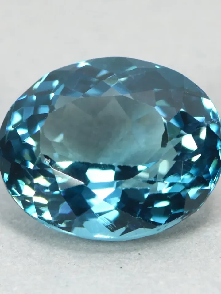 6.30 CT Beautiful VIP Quality 100% Natural London Blue Topaz from Brazil