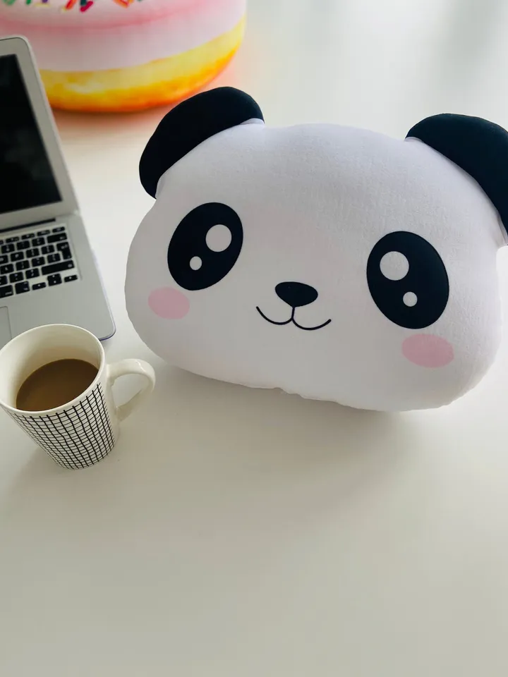 Panda Pillow / Panda bear / Panda Kawaii / stuffed panda / cute panda /  Animal pillow / Panda decor / Panda