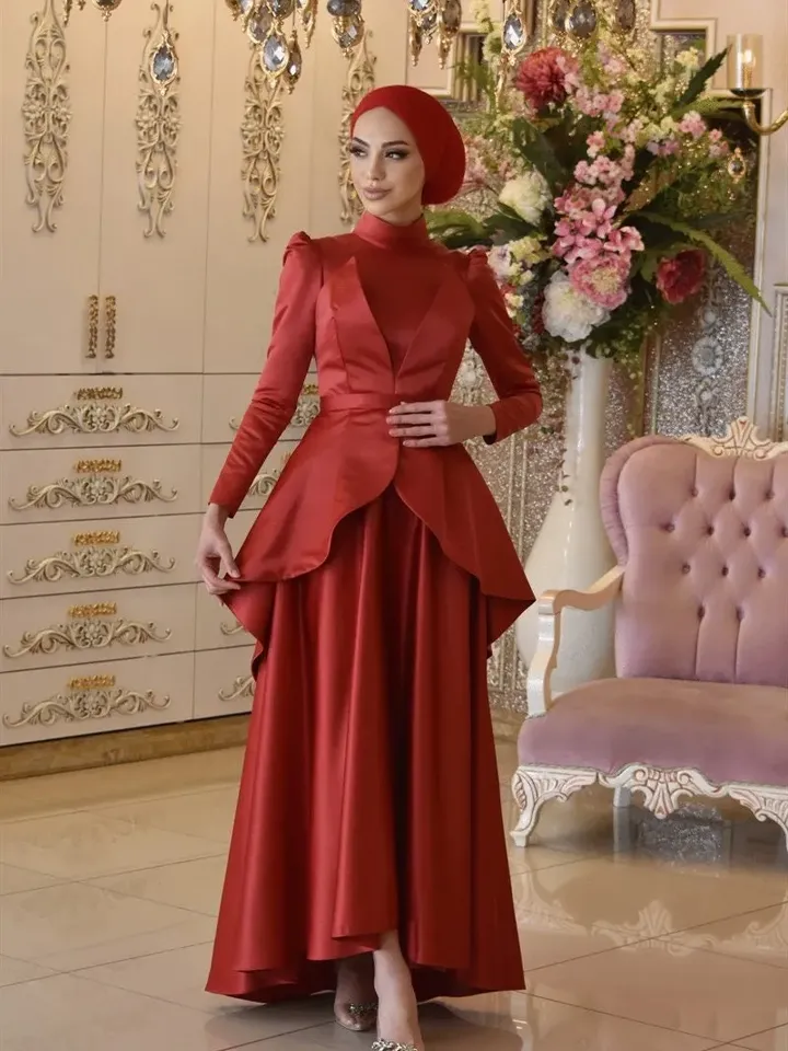 AHUNARE HIJAB - Wedding Dress, Muslim Evening Gown, Nikah, Islamic Wedding, Engagement, Bridesmaid