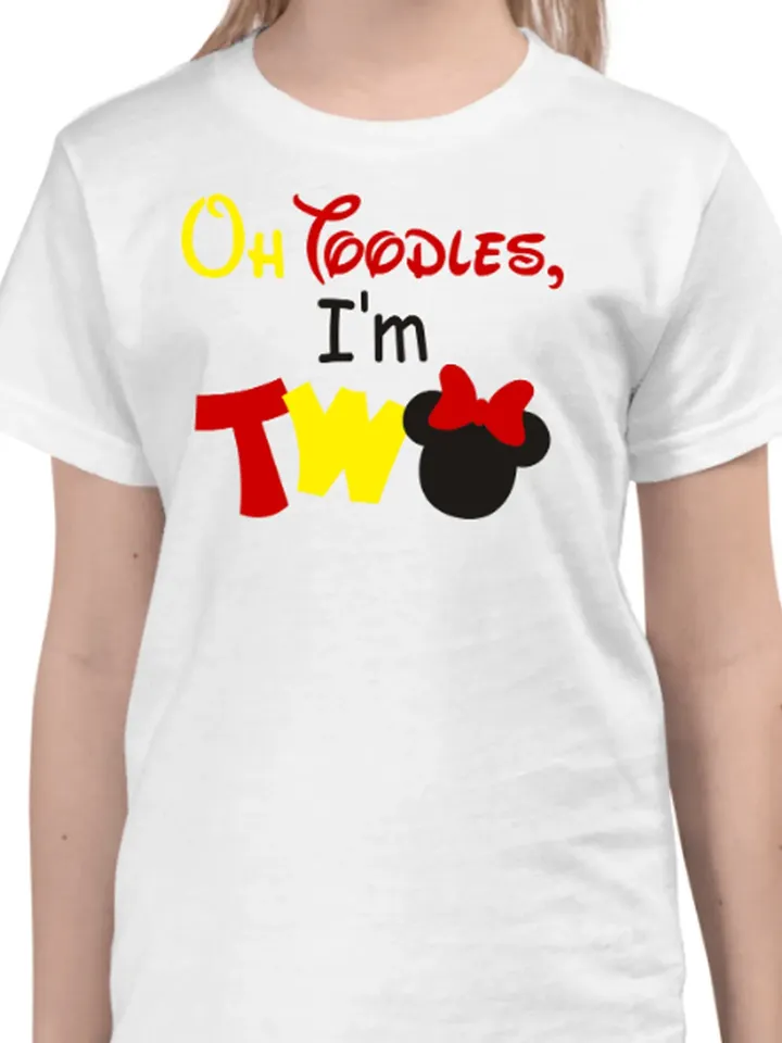 Oh Toodles I'm Two Minnie Birthday oh TWOdles 2nd  Birthday One digital design Cricut svg dxf eps png ipg pdf cut file