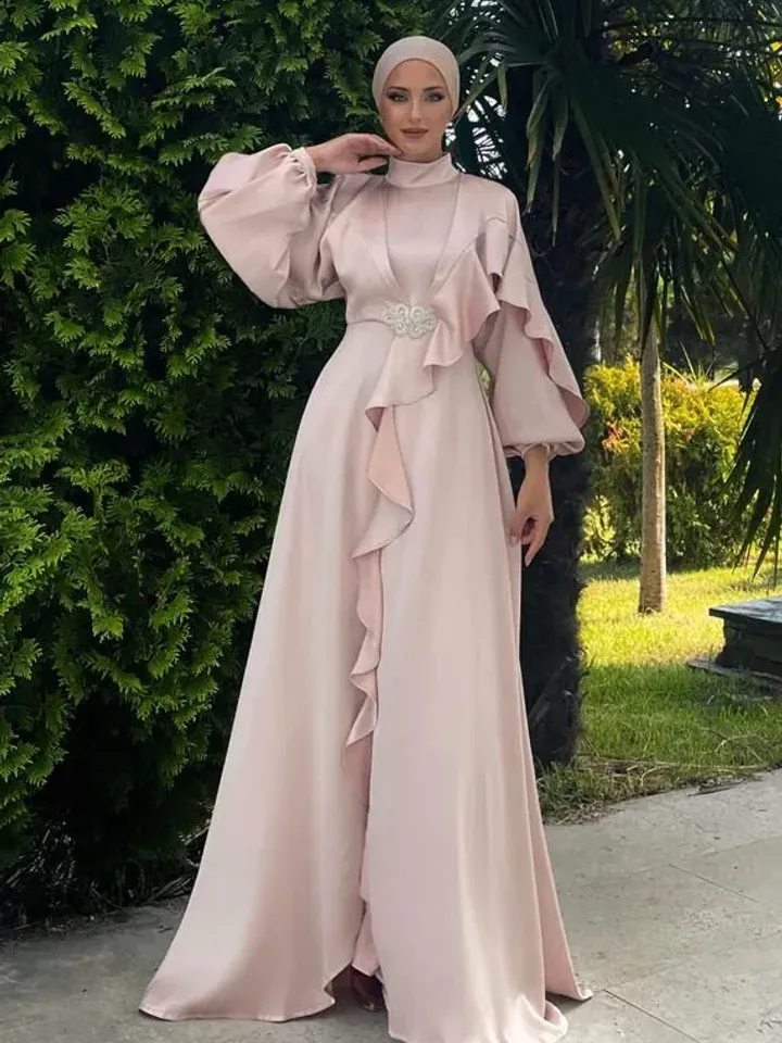 AHUNARE HIJAB - Helin Tesettür Abiye - somon