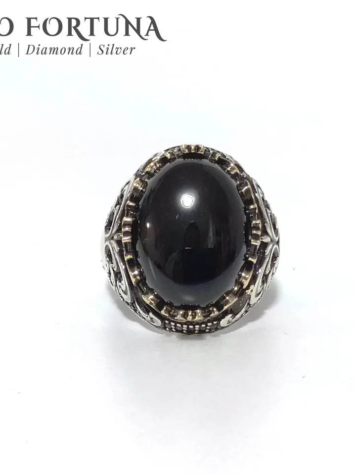 Mens Handmade Ring, Turkish Handmade Silver Men Ring, Ottoman Mens Ring, Man Ring, Gift for Him, 925k Sterling Silver Ring