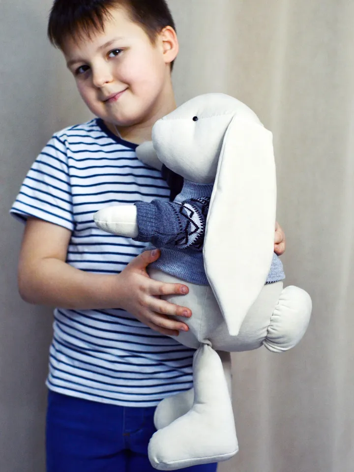 Big Bunny Stuffed Toy - Perfect for Interior Decoration|