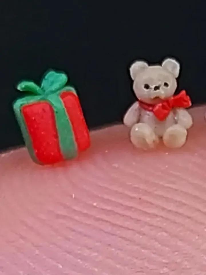Dollhouse Micro snow Ball 1:12 Scale, Miniature Glass Snow Ball, Miniature Snow Ball, Dollhouse Christmas Snow Ball