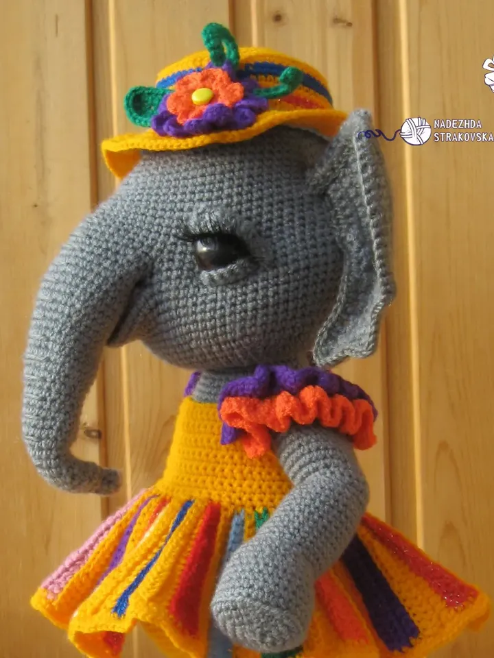 PATTERN: Elephant Martha crochet pattern*