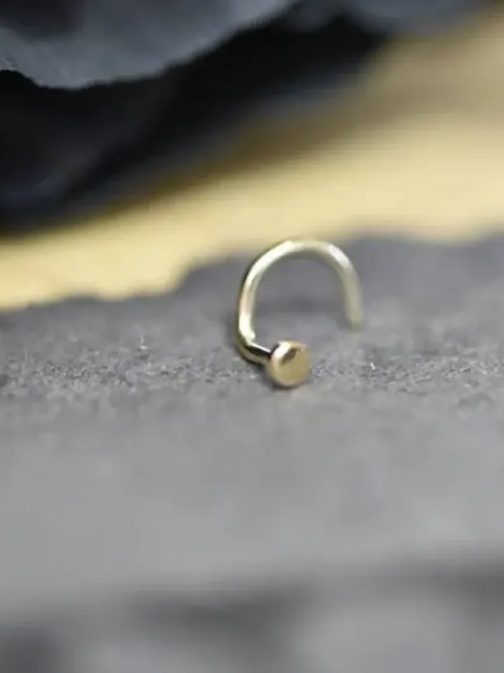 Solid 14K Gold Nose Stud