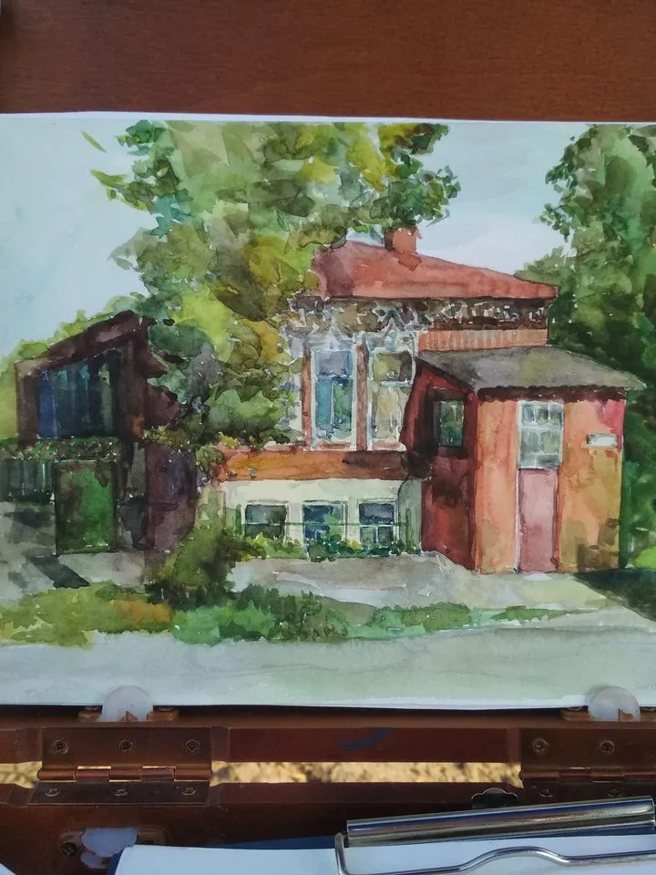 Custom Watercolor House Painting, Home Portrait, Watercolor Home Painting, Hand Painted House Portrait