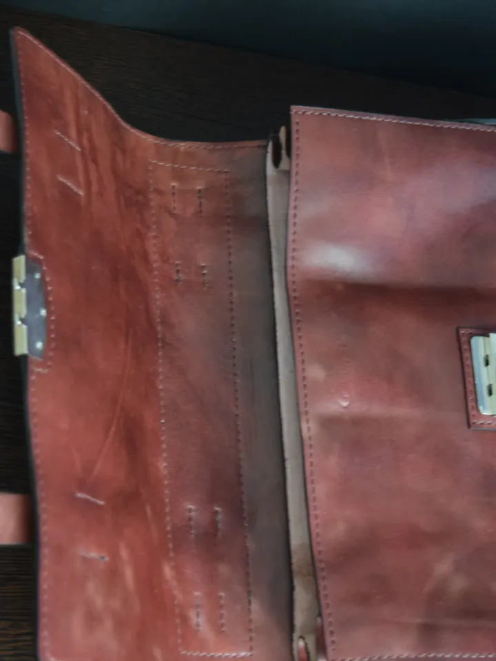Leather Briefcase pattern- Leather Bag PDF - Briefcase Template - PDF Bag - Leather PDF Template