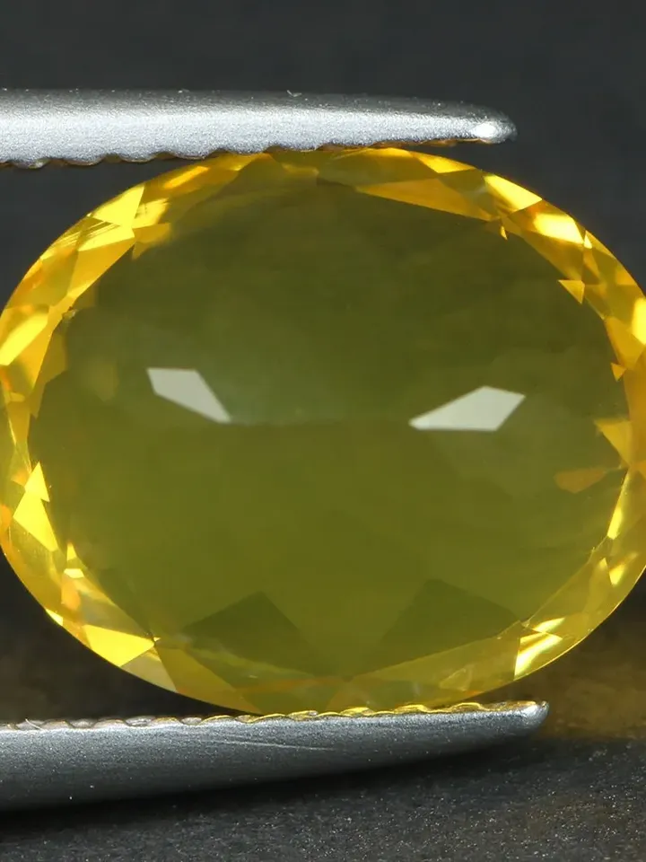 2.98 ct Specifically Rare & Top Luster 100% Natural Orange Mexican Fire Opal