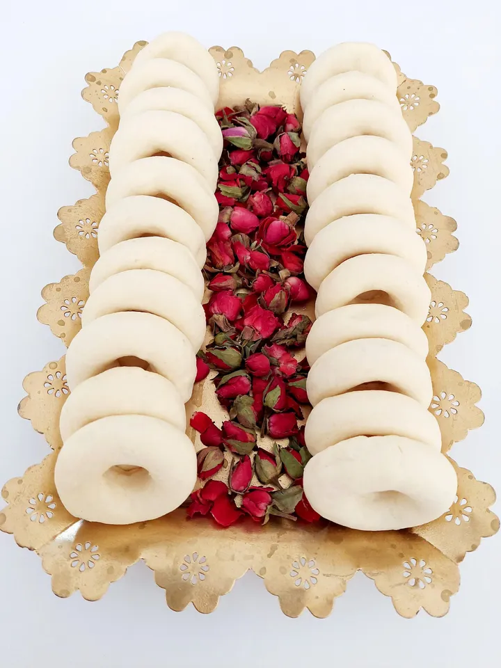 Kaak Warka | Homemade Almond Filled Donuts | Tunisian Pastry with Marzipan