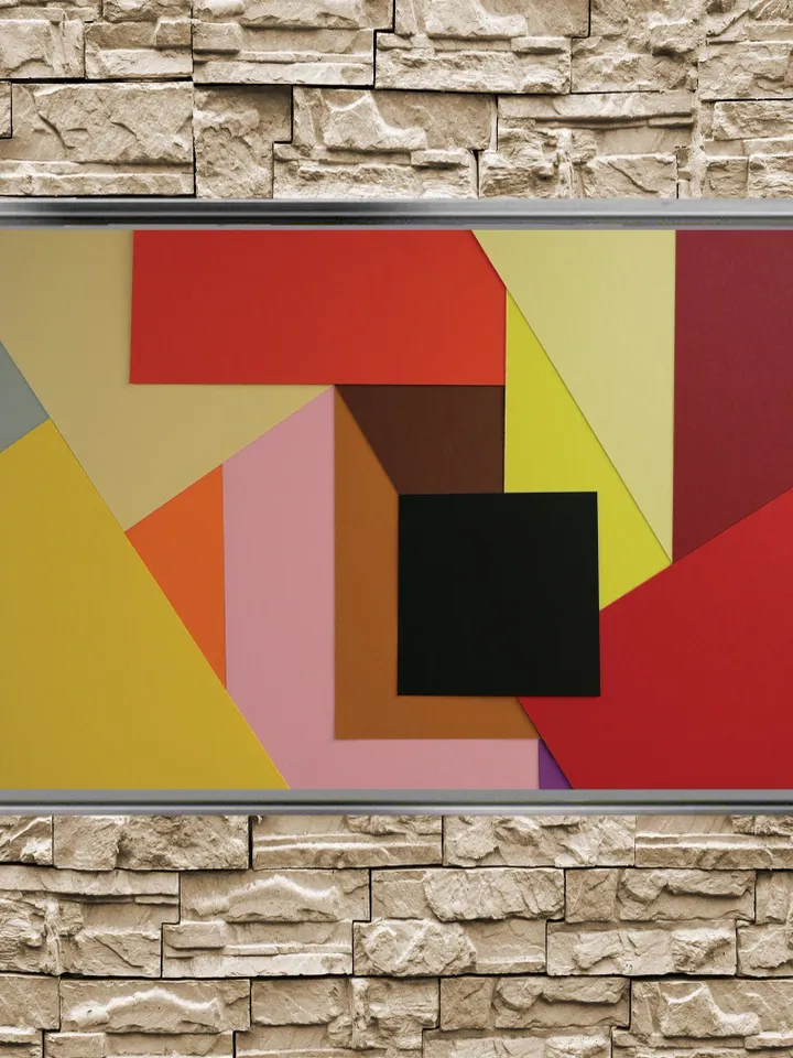 Abstract Painting Print on Canvas , Floating Frame Option, Modern Wall Art, Extra Large Canvas Wall Art