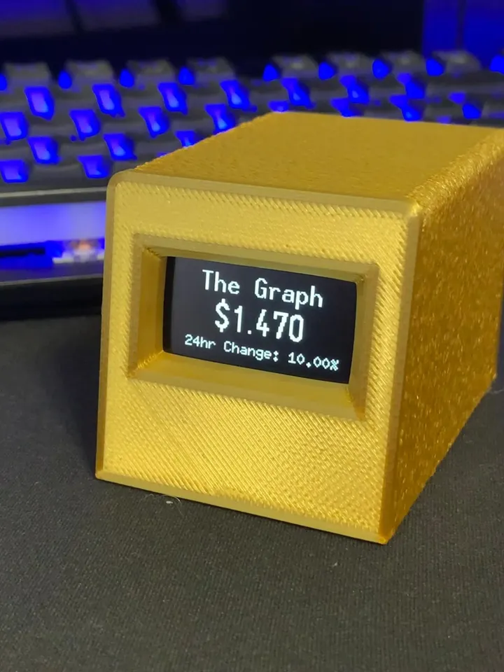 Mini Crypto Coin Price Ticker Display